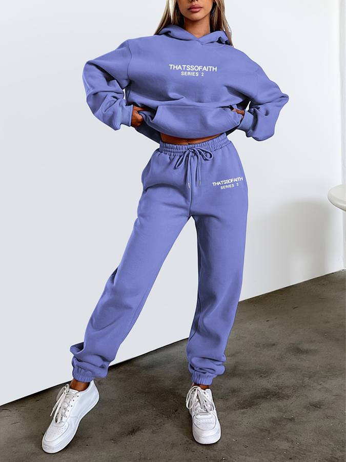 ModeGeist | Zweiteiliges Loungewear Satz mit Print