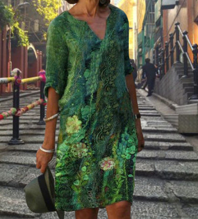 MODEGEIST: Elegantes und bequemes Leinenkleid