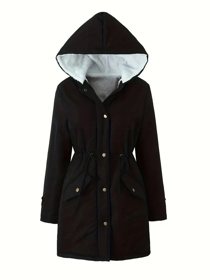 ModeGeist | Gefütterte Parkajacke mit Kapuze Winddicht und Warm Praktisches Design