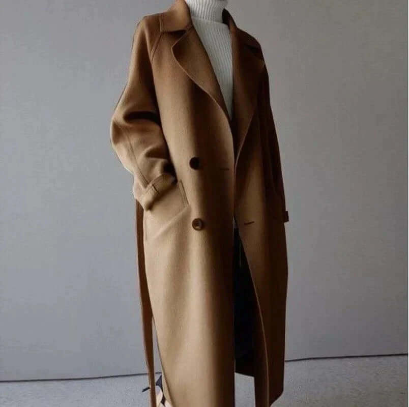 ModeGeist | Damen Oversized Gürtelmantel
