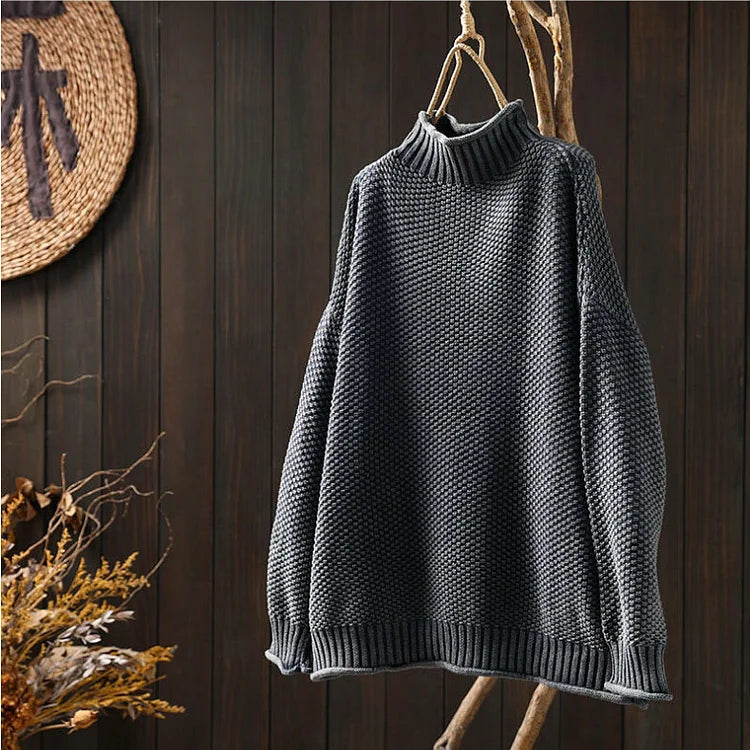 Larren Rollkragenpullover aus Strick
