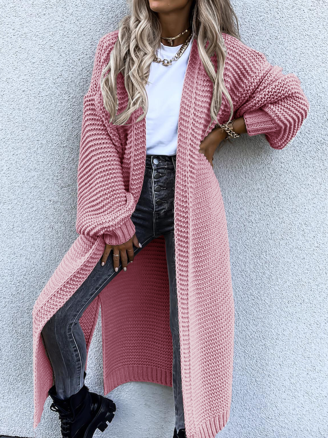 ModeGeist | Langer Strick-Cardigan für Frauen