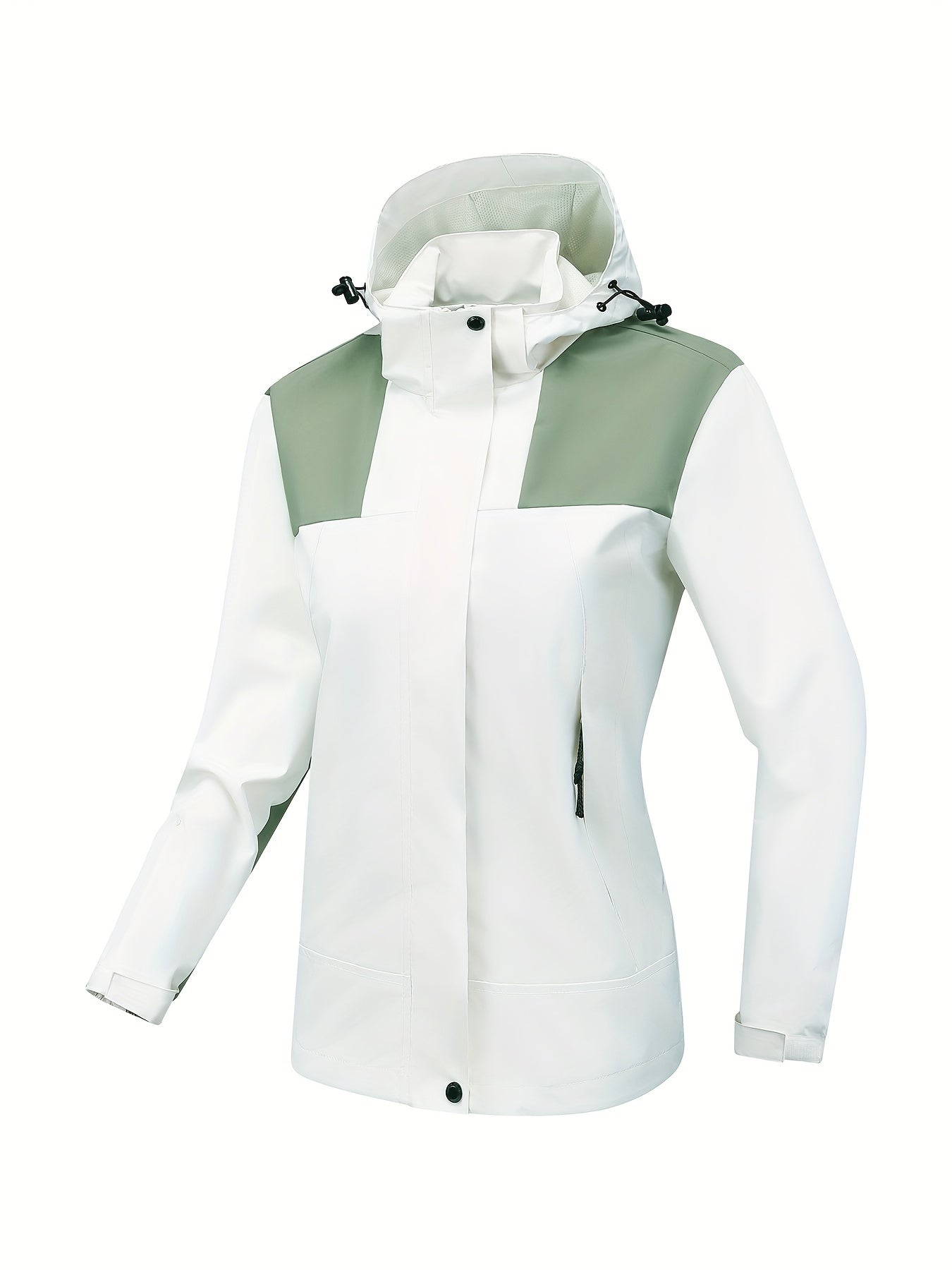 ModeGeist | Wasserdichte Sportjacke mit Kapuze für Damen
