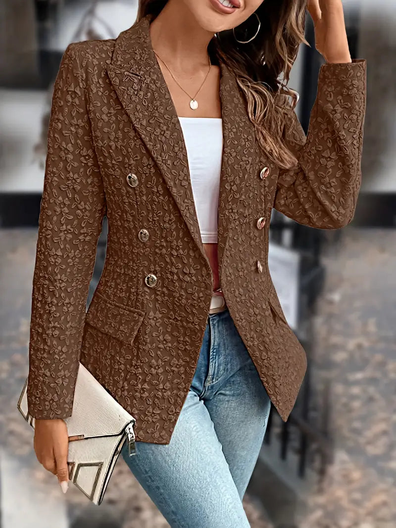 Avelena: Eleganter zweireihiger Blazer