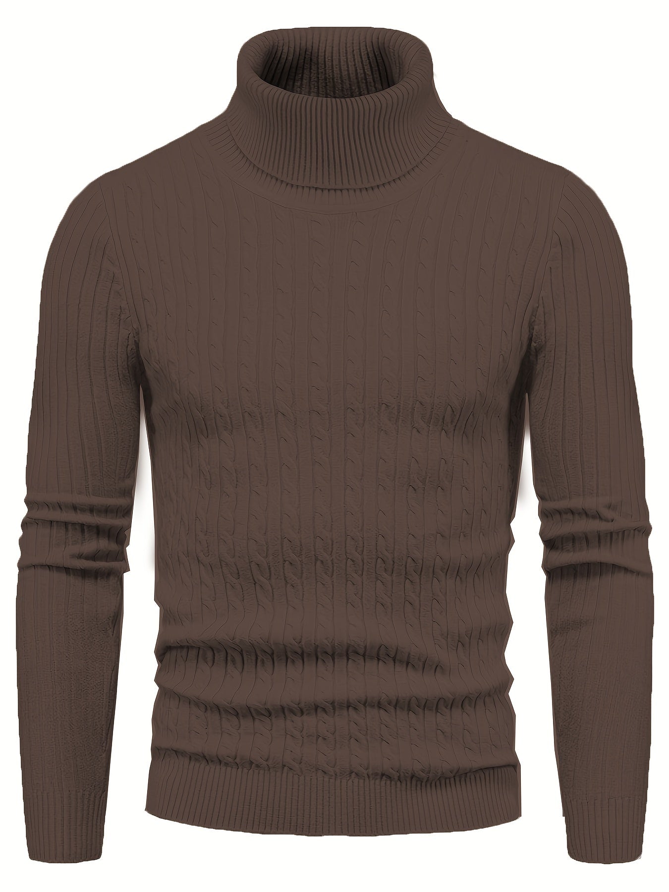 ModeGeist | Kabelstrick Rollkragenpullover Weich und Warm Perfekt für Herbst und Winter