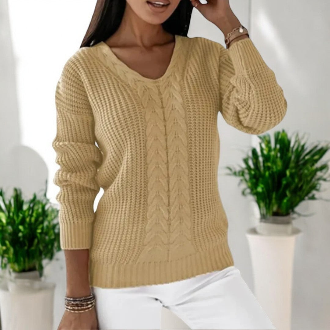 ModeGeist | skandinavischer Strickpullover für den Alltagsstil
