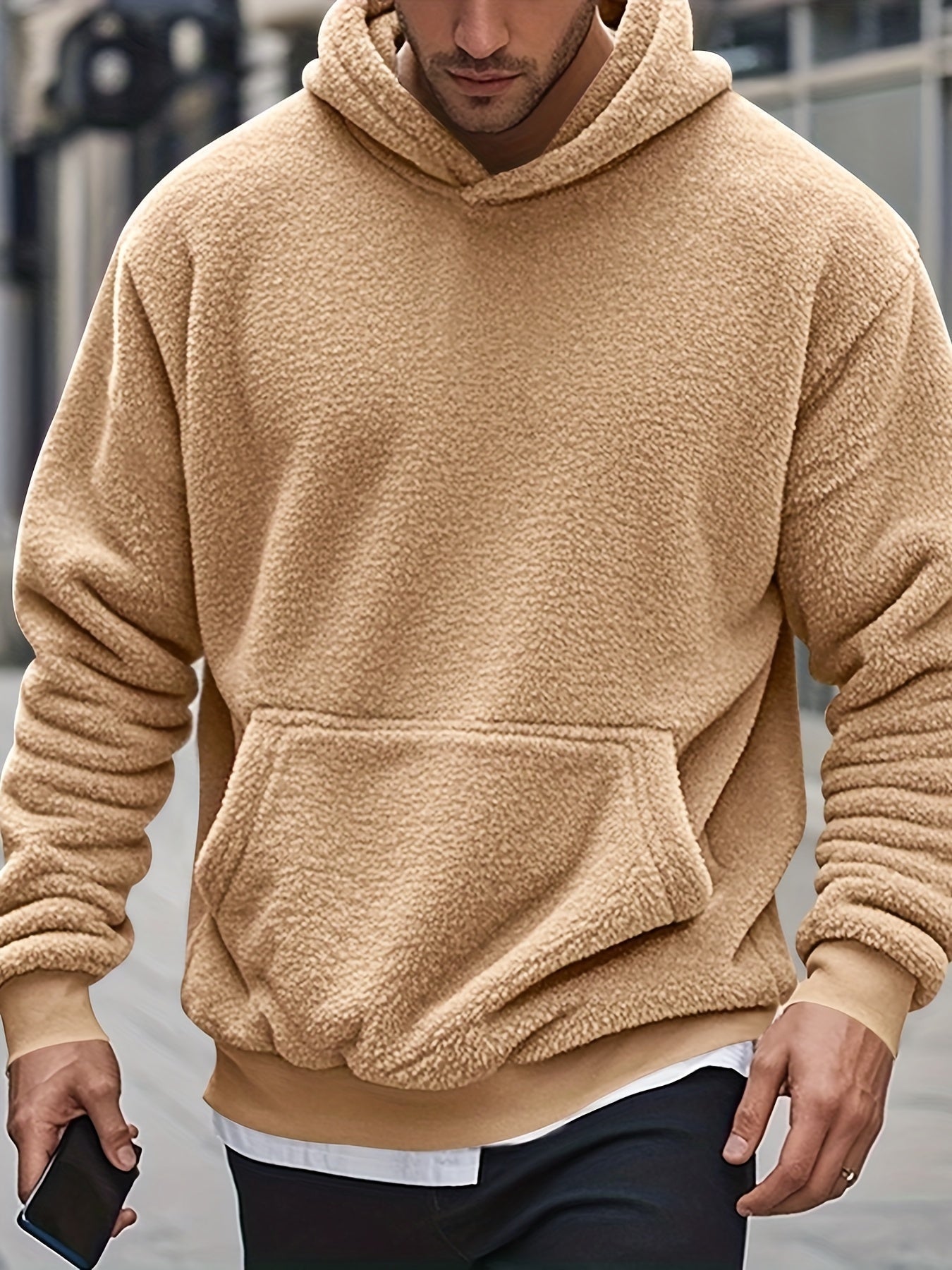 ModeGeist | Weiche Fleece-hoodie Polyester Komfort und Stil