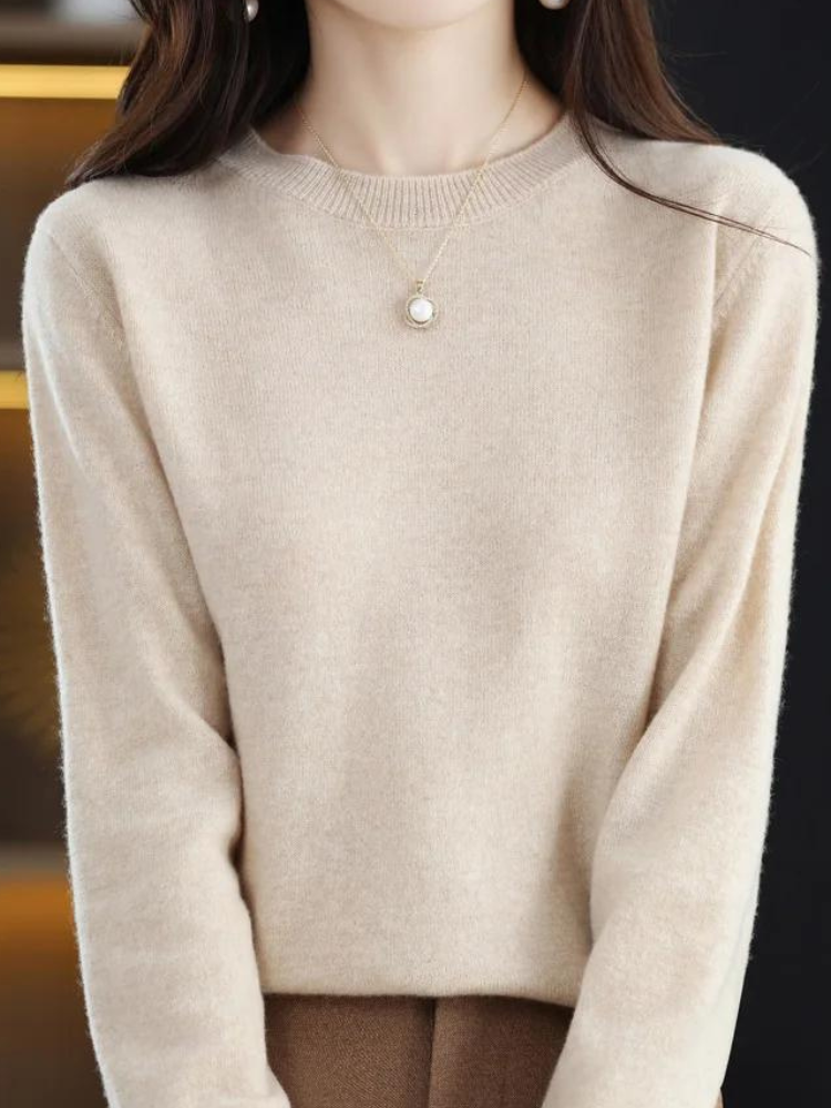ModeGeist | Pullover - Stylischer weicher Langarm-Strickpullover