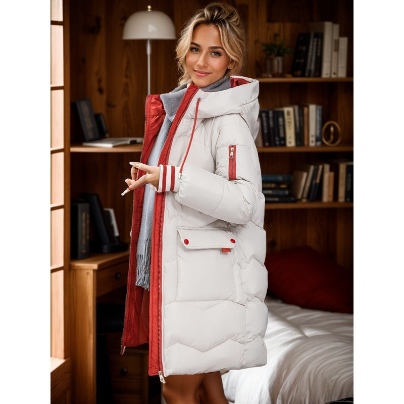 ModeGeist | Gefütterte Kapuzenjacke für Damen
