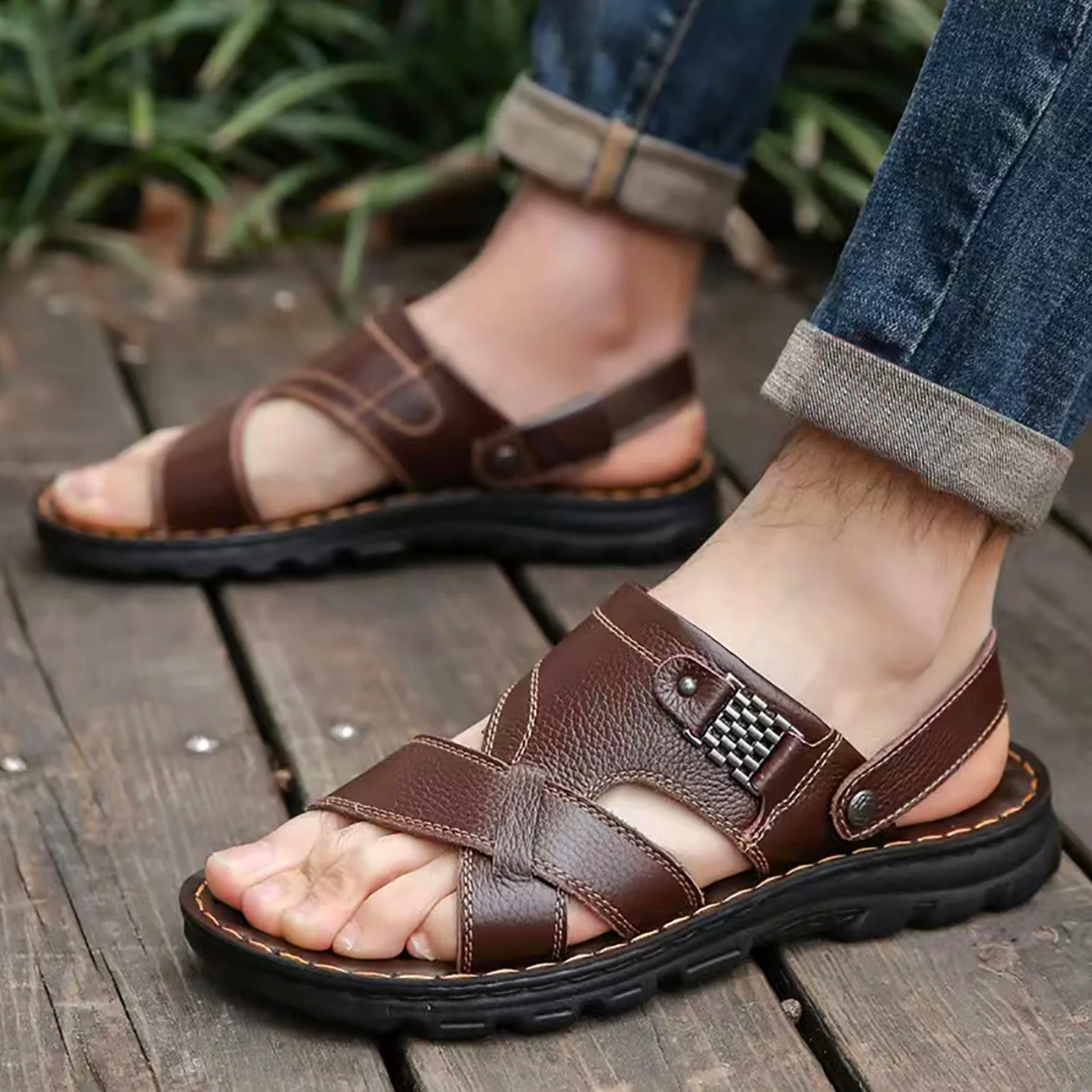 Herren-Ledersandalen Urian - bequem für den Sommer