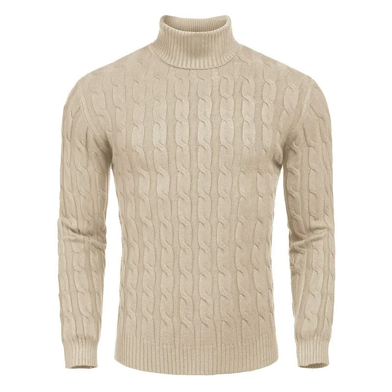 Komfortabler Rollkragenpullover Jurij