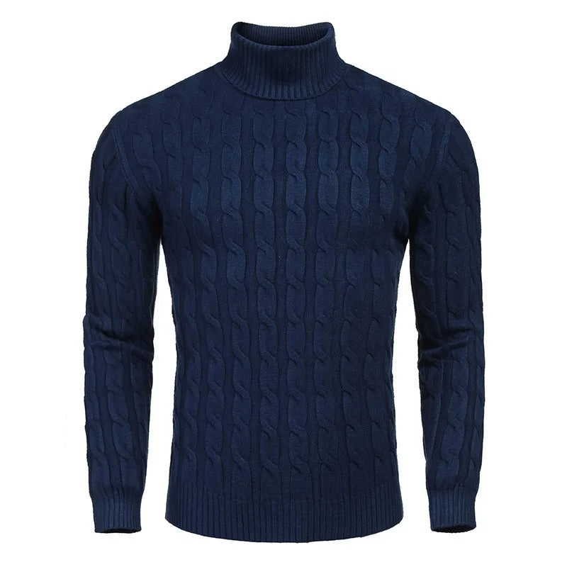 Komfortabler Rollkragenpullover Jurij