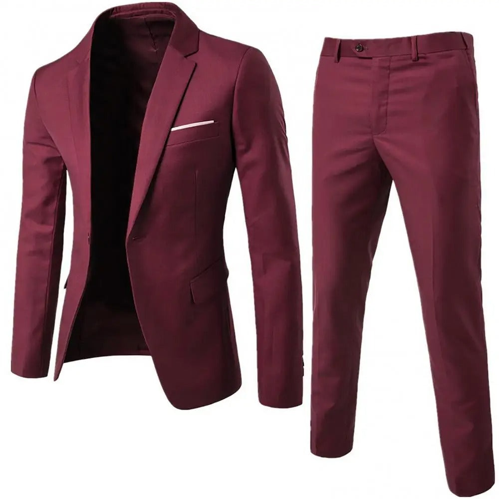 Elegantes, weiches Zweiteiler-Anzugset