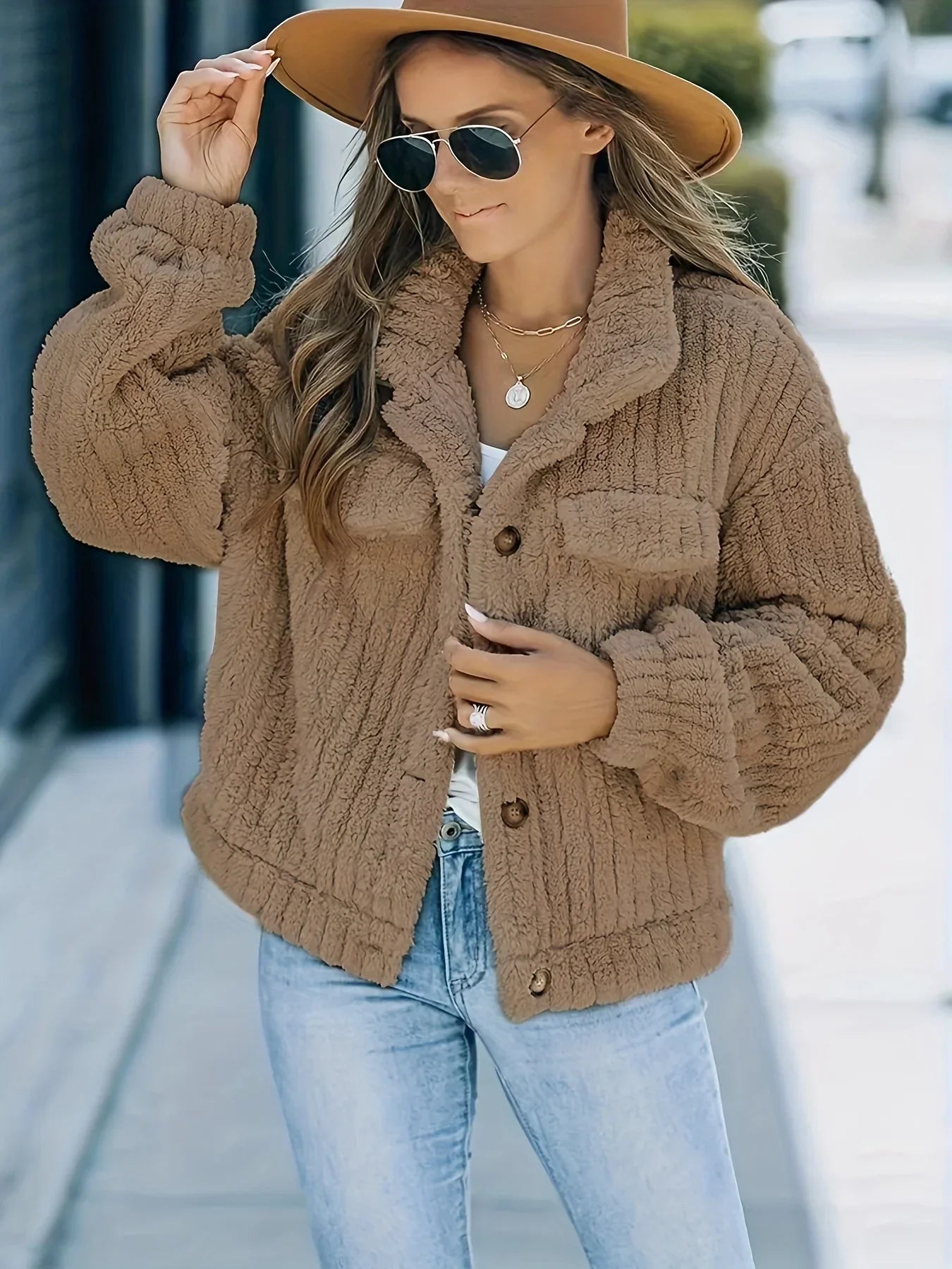 ModeGeist | Truckerjacke mit Fell