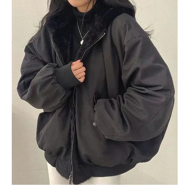 ModeGeist | Stilvolle Dicke Jacke mit Wendefunktion