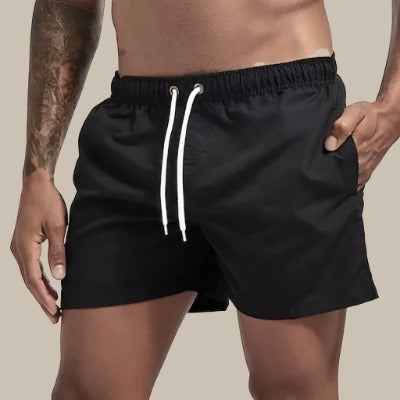Hochwertige Herren Badehose, schnelltrocknend und schlicht