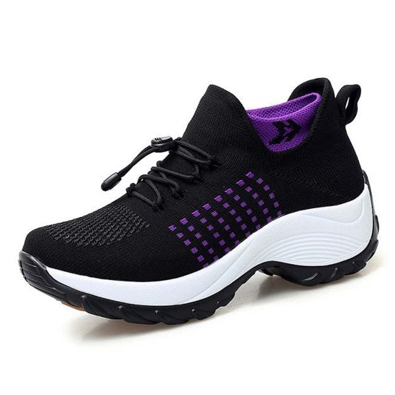 MODEGEIST Damen Komfort-Sneaker Stützende Sohle Atmungsaktiv Gesundheitsschuh