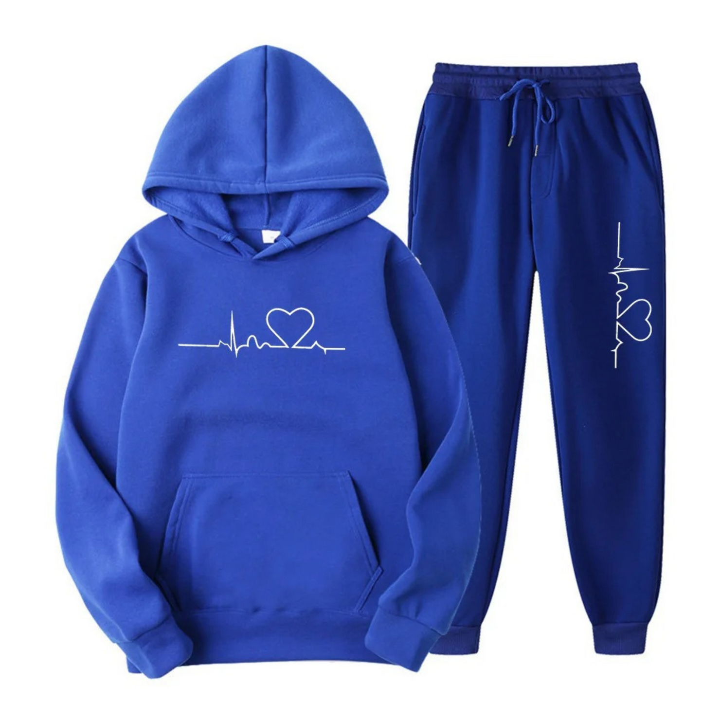 ModeGeist | Damen Kapuzenpullover Trainingsanzug Satz mit Druck