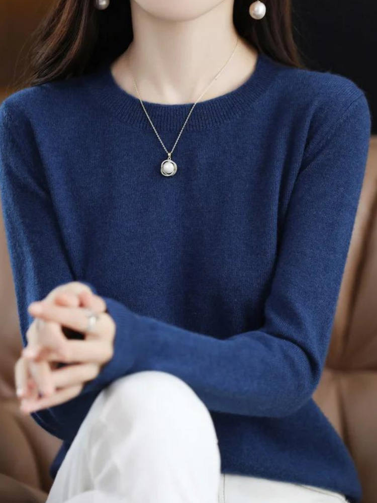 ModeGeist | Pullover - Stylischer weicher Langarm-Strickpullover