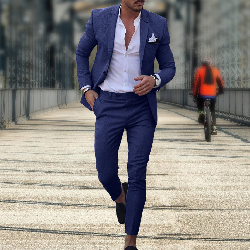 ROLF Anzug: Blazer und schmale Hose