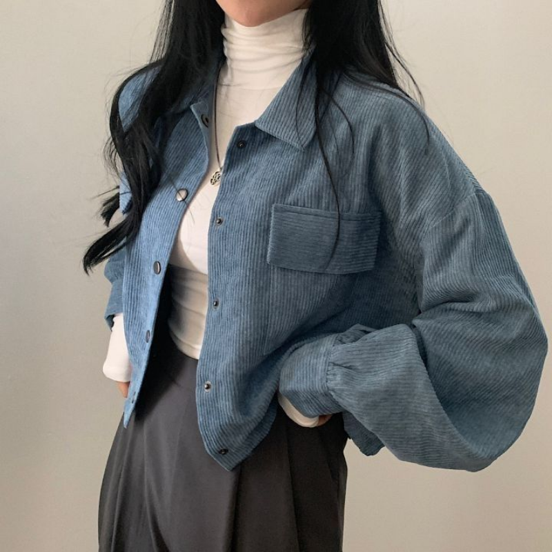 ModeGeist | Gekürzte Cordjacke
