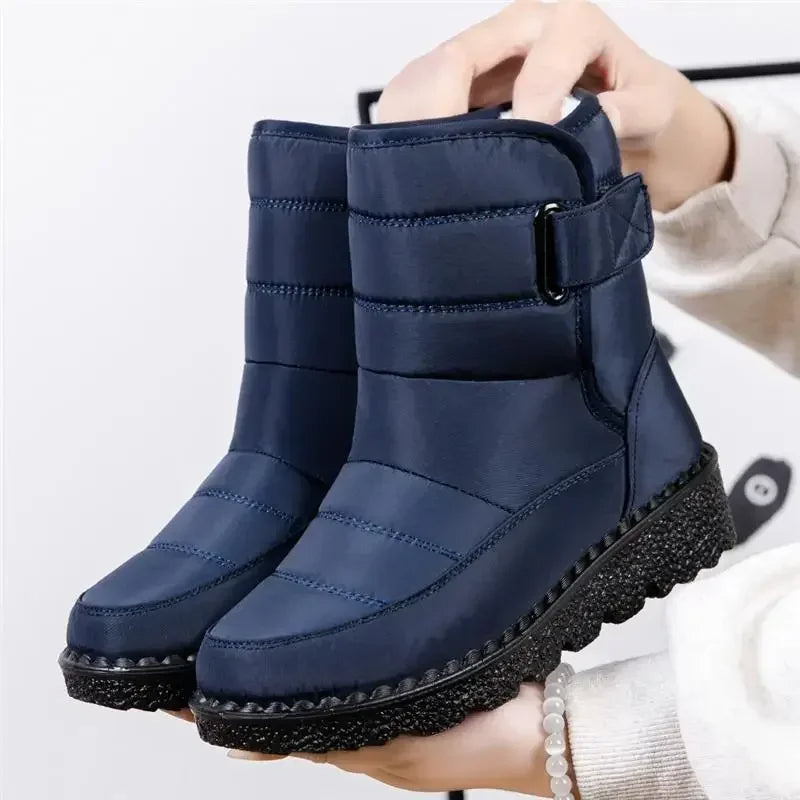 MODEGEIST Damen Outdoor-Stiefel Wasserdicht Robuste Sohle