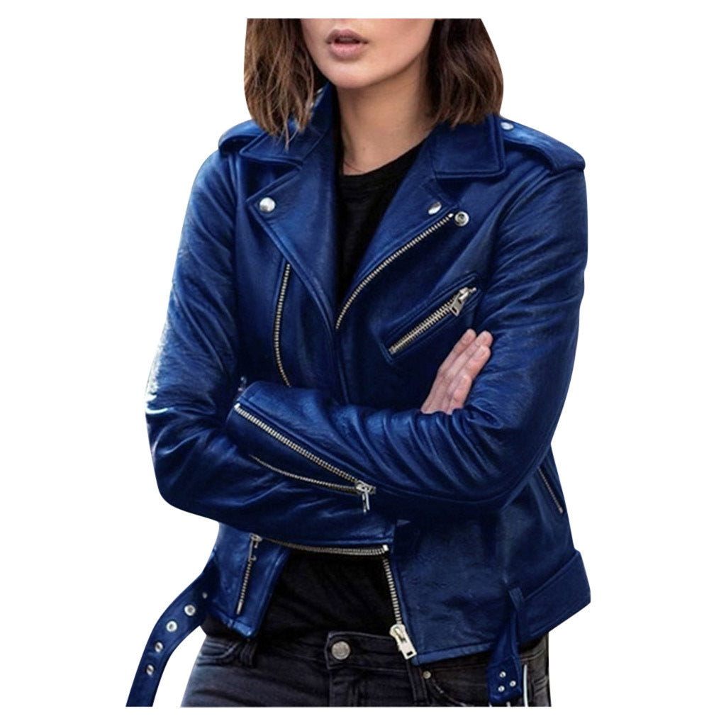 ModeGeist | Bikerjacke für Damen mit Reißverschluss