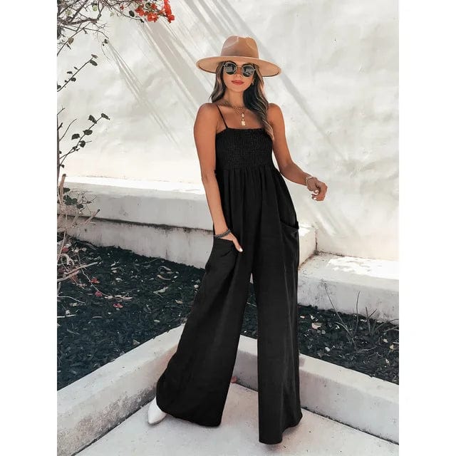 Baylee: Lockerer Jumpsuit mit Spaghettiträgern