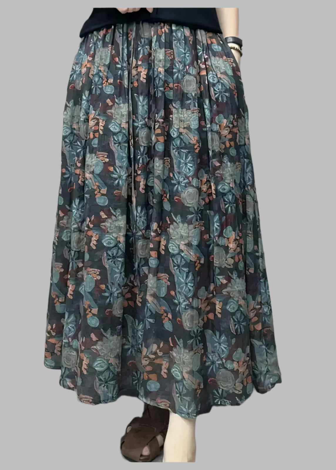Sommer-Maxirock Sonjana im Boho-Stil
