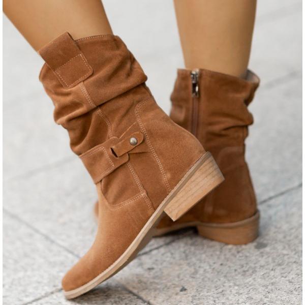 MODEGEIST Damen Ankle-Boots Reißverschluss Comfort+ Sohle