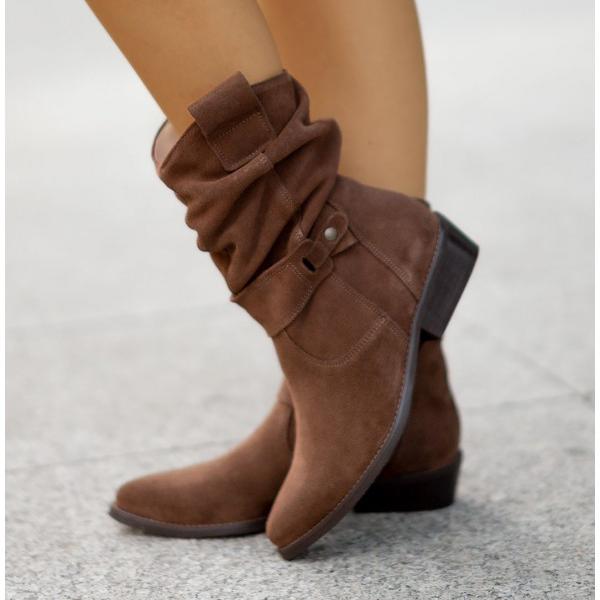MODEGEIST Damen Ankle-Boots Reißverschluss Comfort+ Sohle