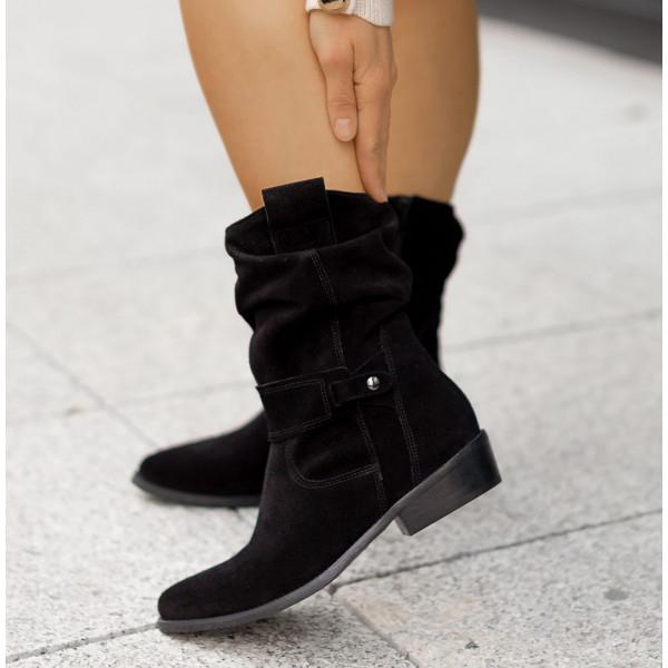 MODEGEIST Damen Ankle-Boots Reißverschluss Comfort+ Sohle