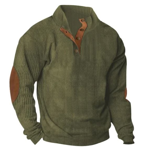 Fudus Langarm-Sweatshirt mit Stehkragen