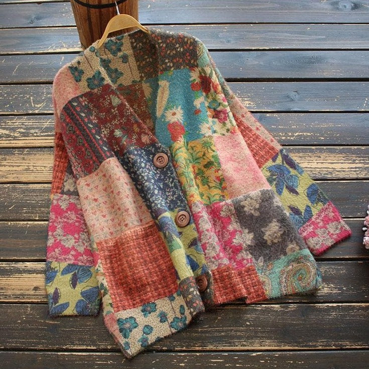 ModeGeist | Kariertes Cardigan Pullover - ModeGeist