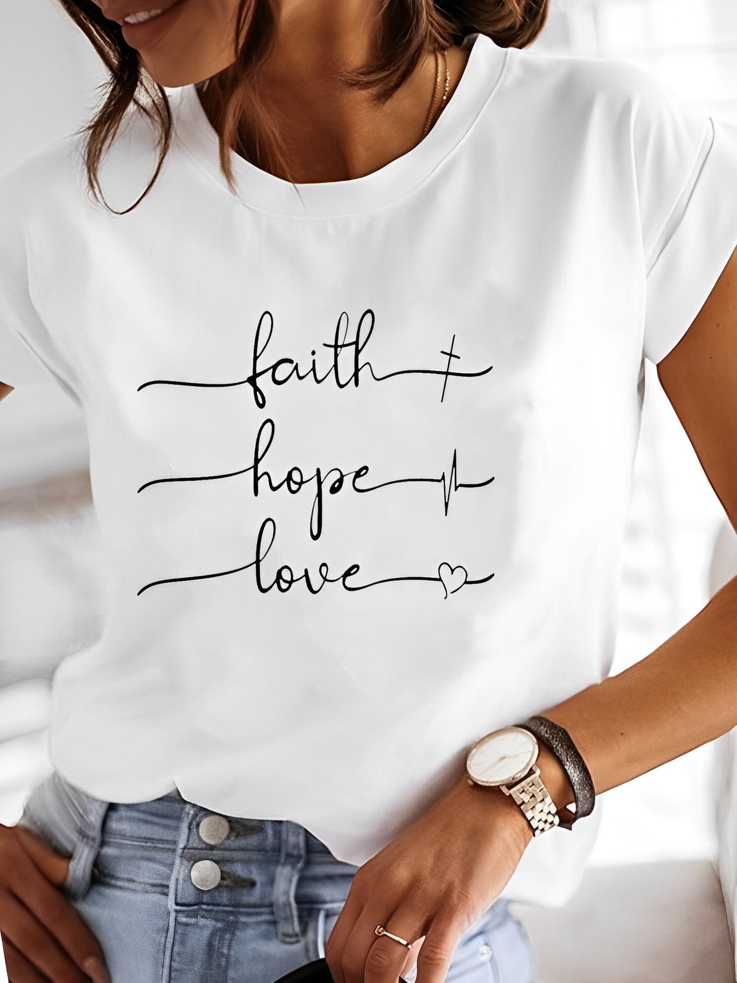 T-Shirts mit Adele-Druck