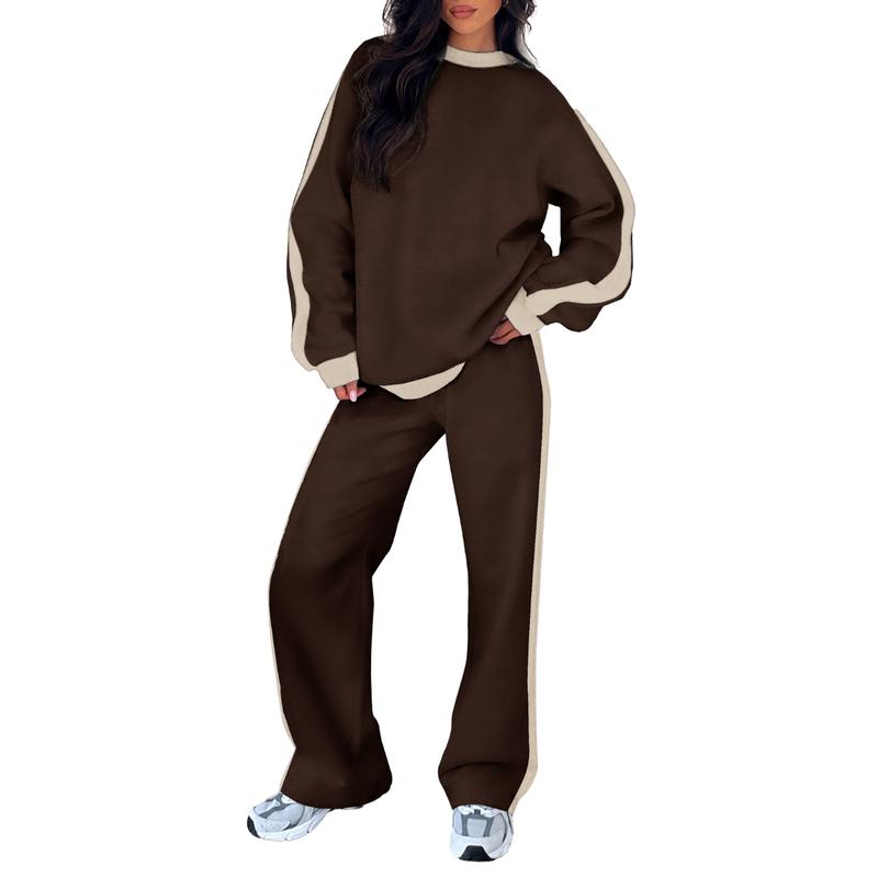 MODEGEIST Damen Sweatshirt-Set Oversize Weicher Stoff Casual