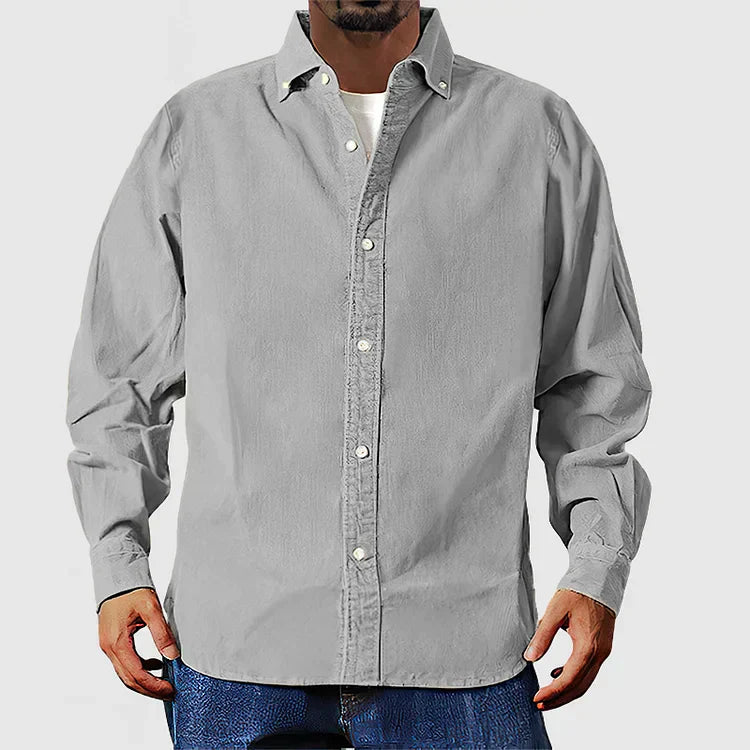 Beige Cord Hemd von Vox