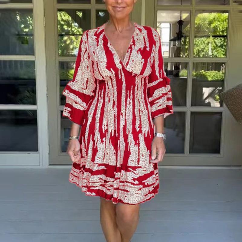 Sommerkleid mit Glockenärmeln von Fudus