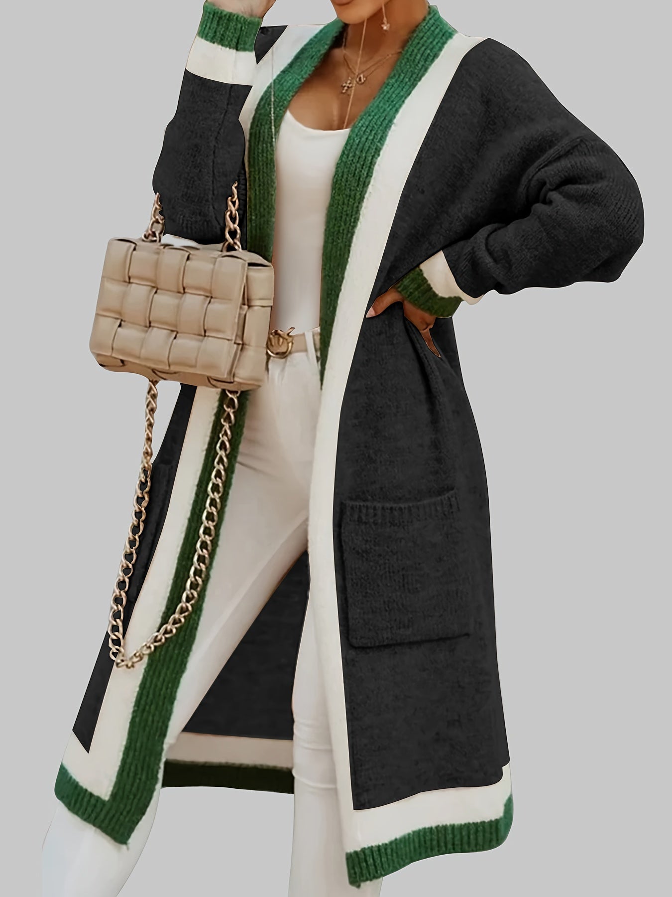 ModeGeist | Lange Strickcardigan Vintage Inspiration mit Herbstlichen Akzenten