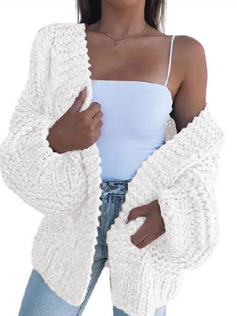 ModeGeist | Chunky Strickcardigan Weich und Warm Trendiger Komfort