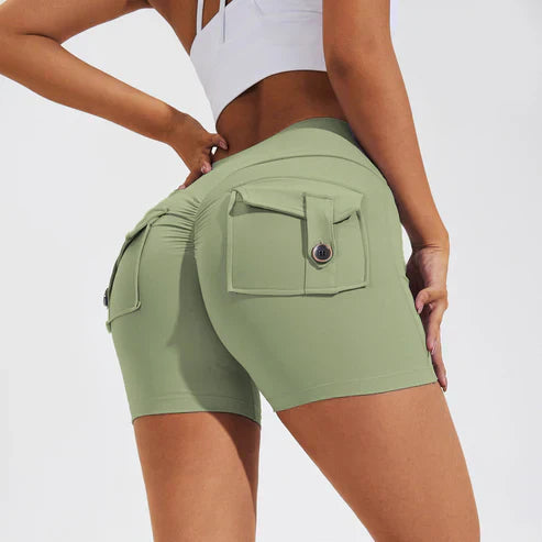 Louisa High-Waist Shorts with a Butt Lift Effect
