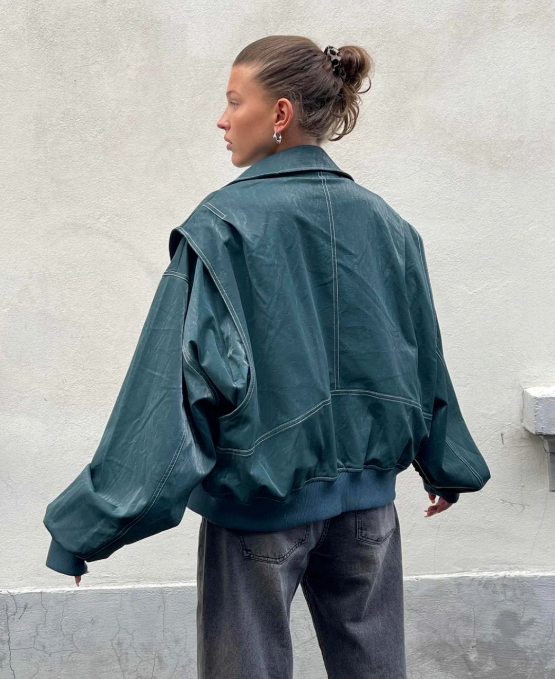 ModeGeist | Oversized Bomberjacke Stilvoll und Wärmeresistent Perfekt für Herbst und Winter