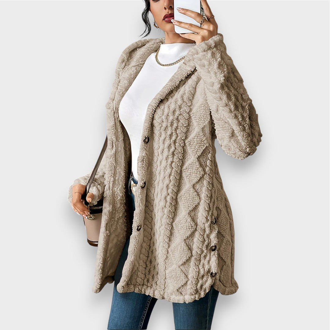 ModeGeist | Plüsch-Hoodie-Cardigan-Pullover