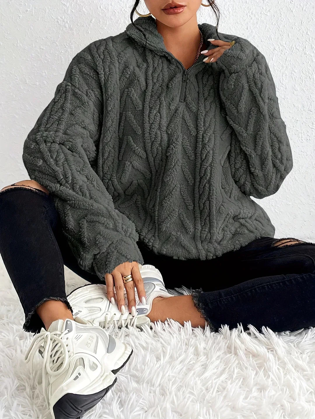 Pullover mit Reissverschluss von IRMA