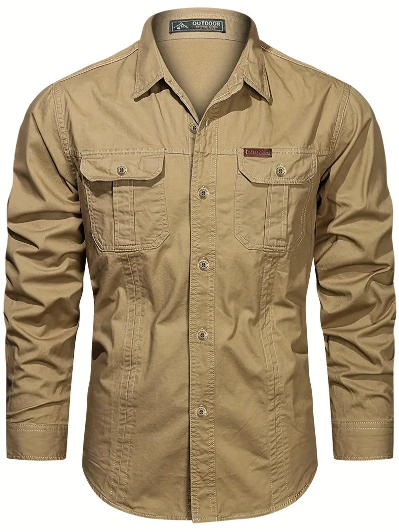 Baumwoll-Langarmshirt für Herren von Umberto