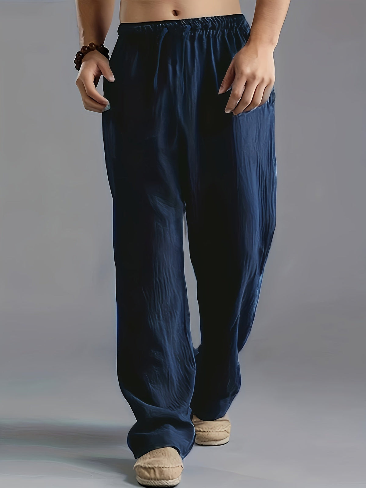 Herren-Leinenhose in Schwarz – Modell Jonas