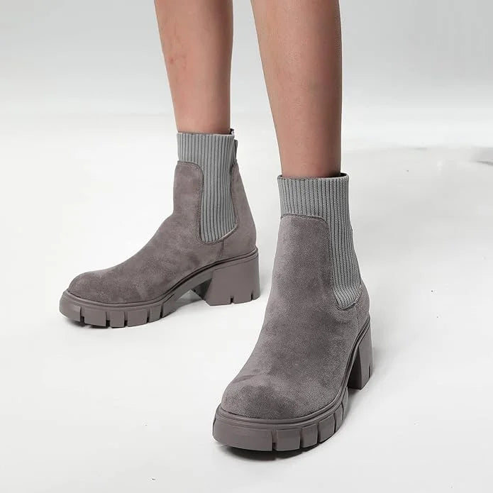 ModeGeist | Wildleder Winterstiefel