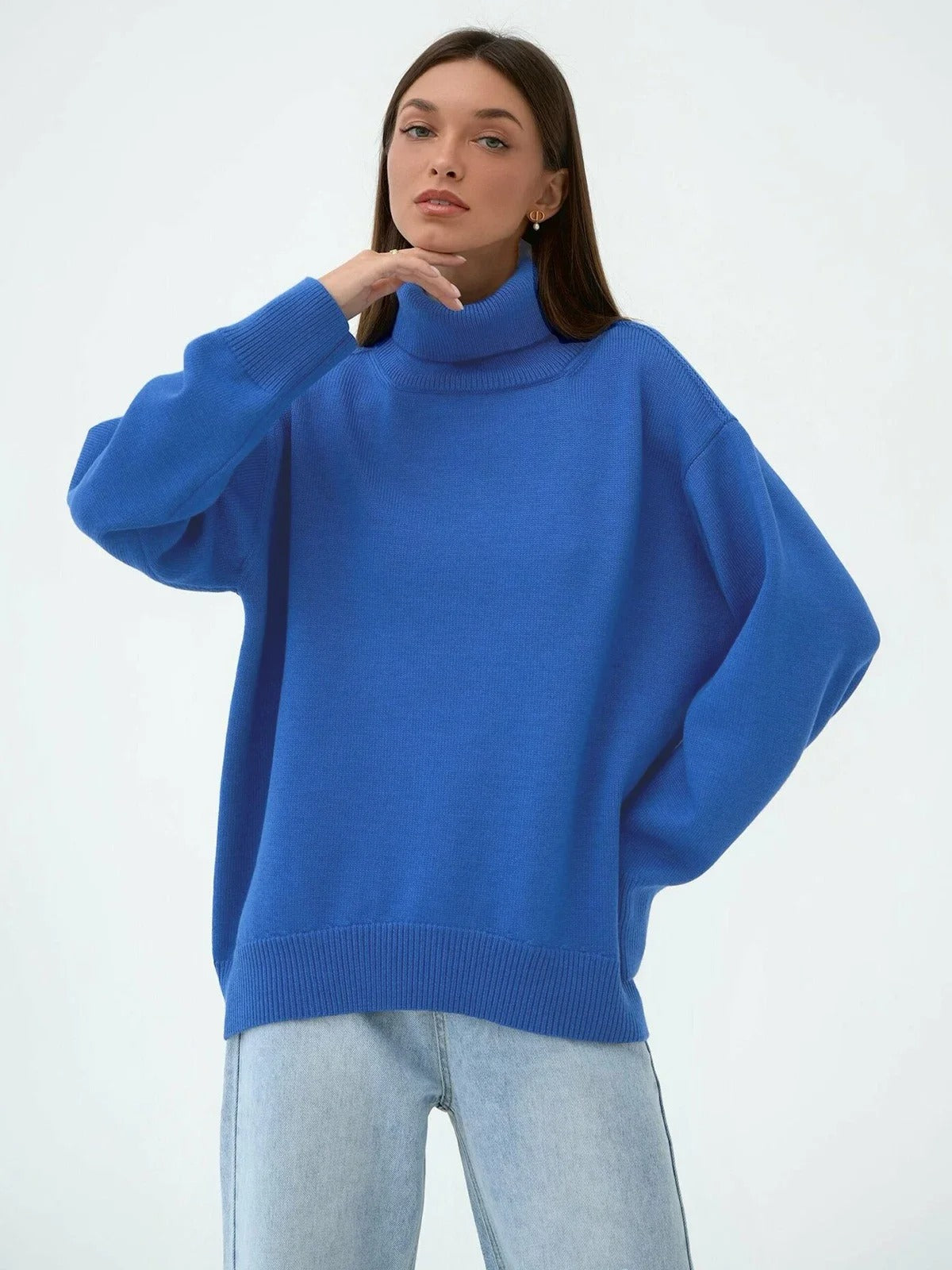 ModeGeist | Kuscheliger Oversize-Pullover mit Rollkragen