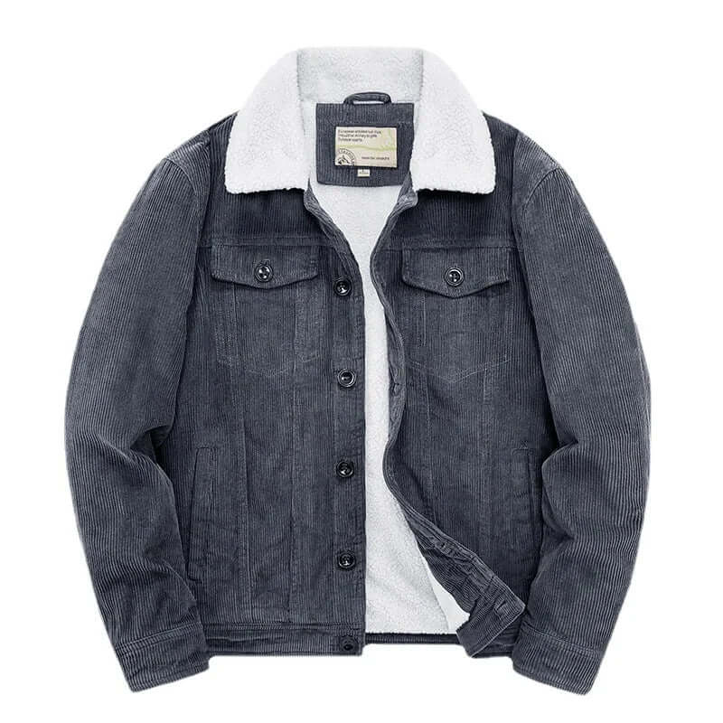 ModeGeist | Herren Freizeit Cordjacke Windbreaker