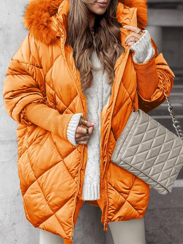 ModeGeist | Freizeitjacke für Damen, mit Kapuze & Baumwolle